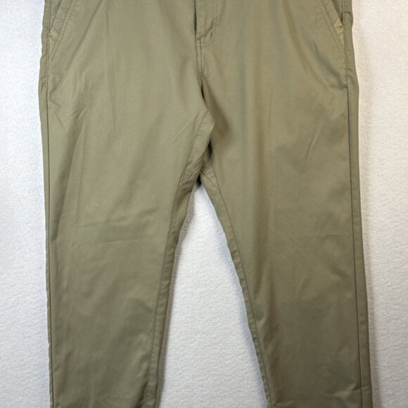 Jack Archer Pants Mens 35x28 Olive Green Jetsetter Tech Chino Performance Travel - Picture 1 of 10